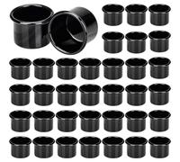 rokrist 36 Portavelas de Metal para Velas Pequeñas - Candelabros de Aluminio para Decoración de Mesa, Árbol de Navidad, Cumpleaños y más (Negro)