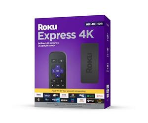 Roku Express 4K | Reproductor Multimedia de transmisión HD/4K/HDR, Negro