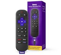 Roku Mando a Distancia por Voz Profesional (2ª ed.) | Control Remoto Recargable para TV con Controles de Voz Manos Libres, Botones retroiluminados y buscador Remoto perdido - Mando a Distancia de