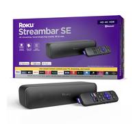 Roku Streambar SE | Barra de sonido 2 en 1 con streaming 4K/HD/HDR, altavoces premium y claridad de voz