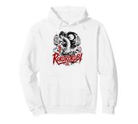 Rokurokubi japonés Yokai Moonlit Escena de Terror Sudadera con Capucha