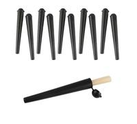 ROKZELT 10 Piezas Tubos Para Juntas, Tubo Apretado Cig Portaherramientas, 120mm A Prueba De Agua,Hermético Y A Prueba De Olores Para Sellar Los Olores En El Interior(negro)