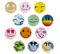 ROKZELT 12 Piezas Imanes de nevera, bonitos, Expresiones lindas, superficie brillante y mate, imanes de nevera para pizarra blanca, armario, cocina, oficina, fuertes adhesivos magnéticos decorativos