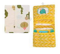 ROKZELT 2 En 1 Porta Pañales y Toallitas Bebe, Bolsa Para Pañales, Porta Toallitas Bebe, Bolsa De Pañales, Porta Pañales, Bolsa Bebe, Canastilla Bebe