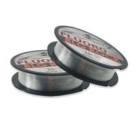 ROKZELT 2 Piezas 0,8 mm/100 m Hilo de Pesca monofilamento de Nailon Transparente, Hilo de Pesca monohilo, línea de Pesca de Nailon sólido, para Trucha, Carpa, Pescado, lucioperca