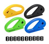 ROKZELT 4Pcs Cortador Papel Regalo Deslizante, Wrapping Paper Cutter, Papel De Regalo, Gift Wrap Cutter, Cortador De Papel, Cortador De Papel De Regalo Navideño