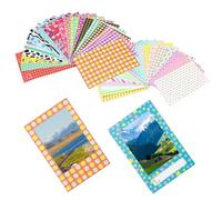 ROKZELT 60 Piezas de Pegatinas de Borde de Foto, Pegatinas de Marco de película fotográfica compatibles Película de Fotos Pegatinas Decorativas compatibles con Mini 9/8/7S/70/26/50S/90/40/11/12