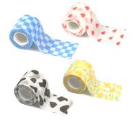 ROKZELT Protector Patas Perro, 4 Piezas Venda Autoadhesiva, Calcetines Perro, Zapatos Perro, 5cm Ancha, Desechable, Ajustable, Für todas las tallas de perros