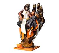 Rolamumu Genshin Impact Zhongli Figura, Escultura De Personaje del Juego Mihoyo, Modelo De Animación De PVC Regalo 26 Cm