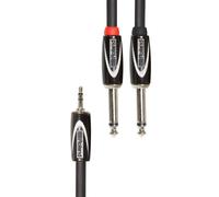 Roland 1/8 TRS - Dual 1/4 Interconnect Cable 10ft/3m