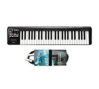 Roland A49 A-49 BK Teclado USB para controlador MIDI negro + cable MIDI keepdrum de 2 m