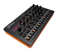 ROLAND AIRA Compact T-8 BEAT MACHINE | Máquina de ritmo y bajo ultraportátil con original Roland Sounds | Seis pistas rítmicas con sonidos de TR-808, TR-909 y TR-606, negras y naranjas