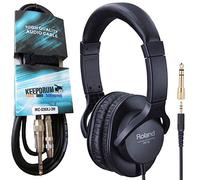 Roland Auriculares estéreo RH-5 cerrados + cable de extensión keepdrum de 3 m