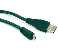 Roland Cable de interconexión de 1 m, micro USB, tejido verde (RCC-3-UAUM)
