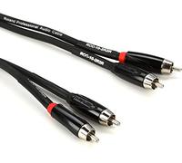 Roland Cable de interconexión de 10 pies, doble RCA-RCA, serie negra (RCC-10-2R2R)