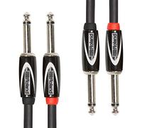 Cable de interconexión de la serie Black de Roland - Conectores de 1/4 de pulgada, 1 m de longitud - RCC-3-2814