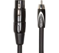 Roland Cable de interconexión de la serie Black XLR hembra a RCA, 1,5.m de longitud - RCC-5-RCXF, negro