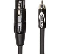 Cable de interconexión de la serie Black de Roland - De XLR hembra a RCA, 3 m de longitud - RCC-10-RCXF