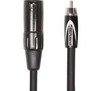 Cable de interconexión de la serie Black de Roland - De XLR macho a RCA, 3 m de longitud - RCC-10-RCXM