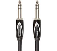 Roland Cable estéreo de interconexión de la serie Black TRS de 1/4 de pulgada, 1,5.m de longitud - RCC-5-TRTR, negro