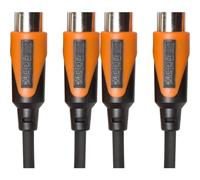 Roland Cable MIDI de la serie Black, 3 m de longitud - RMIDI-B10 (Paquete de 2)
