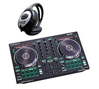 Roland DJ-202 - Controlador USB de DJ de 2 canales y auriculares keepdrum