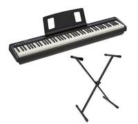 Roland FP-10 - Piano digital portátil negro con soporte para teclado keepdrum