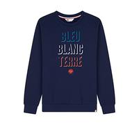 ROLAND GARROS Blanco Tierra Sudadera, Hombre, Azul Marino, S