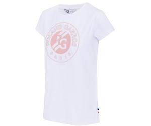 Roland Garros - Camiseta oficial para mujer, colección de tenis, blanco, L