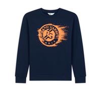 ROLAND GARROS Logotipo Suéter pulóver, Azul, Small para Mujer