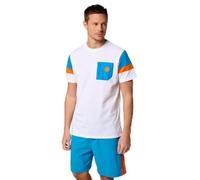 ROLAND GARROS Pop Energy Camiseta, Blanco, Medium para Hombre