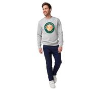 ROLAND GARROS Sudadera para Hombre Colección Big Logo Hom - Jersey, Marca de Color Gris Chino, de Calidad, Talla M - RG20006