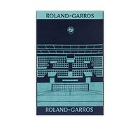 ROLAND GARROS - Toalla de Noche Edición 2023 - Torre Eiffel - 100% algodón - Color Marino - 70 x 105 cm