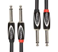 Roland Genuin Shielded Cable 3m RCC-10-2814 Negro TS Teléfono - TS Teléfono 2...