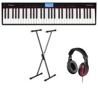 Roland GO:PIANO (GO-61P) + Stand + Headphones (Hama)