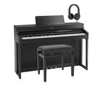Roland HP702 Digital Piano Package Charcoal Black