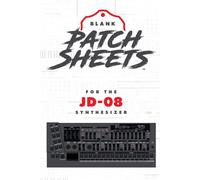 Roland JD-08 Blank Patch Sheets Notebook: Become a more organized songwriter with this Blank Patch Sheet notebook so you can spend more time creating and less time forgetting.