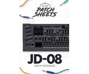 Roland JD-08 Blank Patch Sheets Notebook: Become a more organized songwriter with this Blank Patch Sheet notebook so you can spend more time creating and less time forgetting.