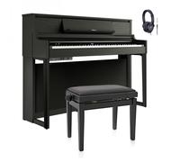 Roland LX-5 Digital Piano Charcoal Black Bundle