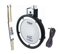 Roland PDX-6 V-Drum Pad Meash-Head Pad para batería eléctrica de 8 pulgadas + baquetas keepdrum