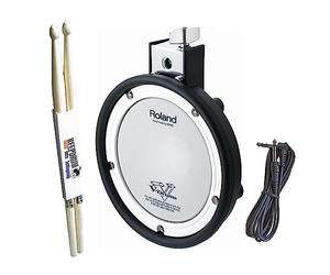 Roland PDX-6 V-Drum Pad Meash-Head Pad para batería eléctrica de 8 pulgadas + baquetas keepdrum