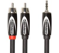 Roland RCC-10-352RV2 - Cable de conexión (3 m, conector jack de 3,5 mm a 2 conectores RCA)