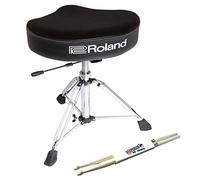 Roland RDT-SH - Taburete de tambor hidráulico con baquetas Keepdrum