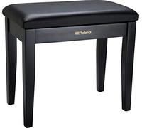Roland RPB-100BK Banco De Piano De Roland En Negro Satinado Con Asiento De Vinilo Y Compartimento Para Partituras