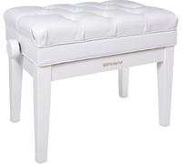 Roland RPB-500 Taburete de piano de madera Polished White