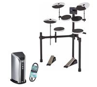 Roland TD-02K - Batería electrónica con monitor de batería PM-03 y cable estéreo keepdrum GC075