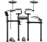 Roland TD-02KV V-Drums | Kit de batería electrónica con ejecución expresiva, características reductoras de ruido, caja con parche de malla, disposición acústica ancha