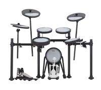 Roland VQD106PADS V-Drums - Juego de 5 almohadillas electrónicas de diseño silencioso para práctica en casa, hasta un 75% de reducción de ruido, compatible con módulos de sonido TD-07, TD-27, TD-50X y