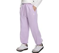 Rolanko Pantalones de Chándal para Niñas, Cintura Elástica de Algodón Sudaderas Deportivas para Escuela y Educación Física Pantalones Deportivos Ajuste Holgado, Morado, Talla: 10-11 años/150