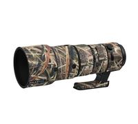 ROLANPRO Cubierta Impermeable para Lente de Camuflaje, Cubierta de Lluvia para FUJIRON GF 500 mm F5.6R LM OIS WR Lente Funda Protectora para Lente Rain Coat-#29 Weed Camouflage
